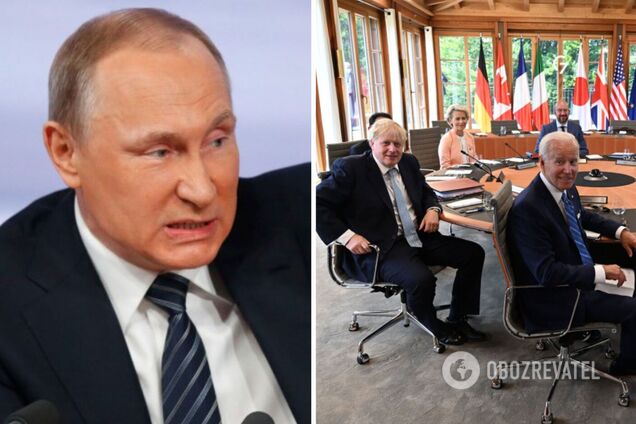 Два столи, два світи: з'явилися фото із саміту G7 та саміту за участю Путіна