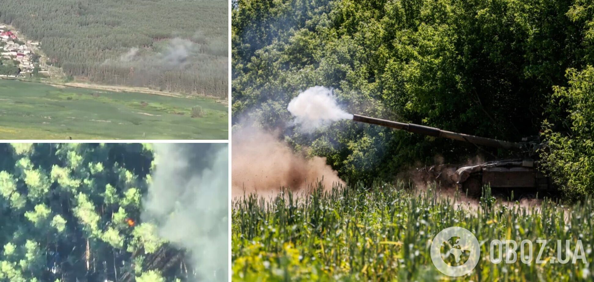 'Выкуривают' из лесов: в сети появилось видео ударов ВСУ по оккупантам на Харьковщине