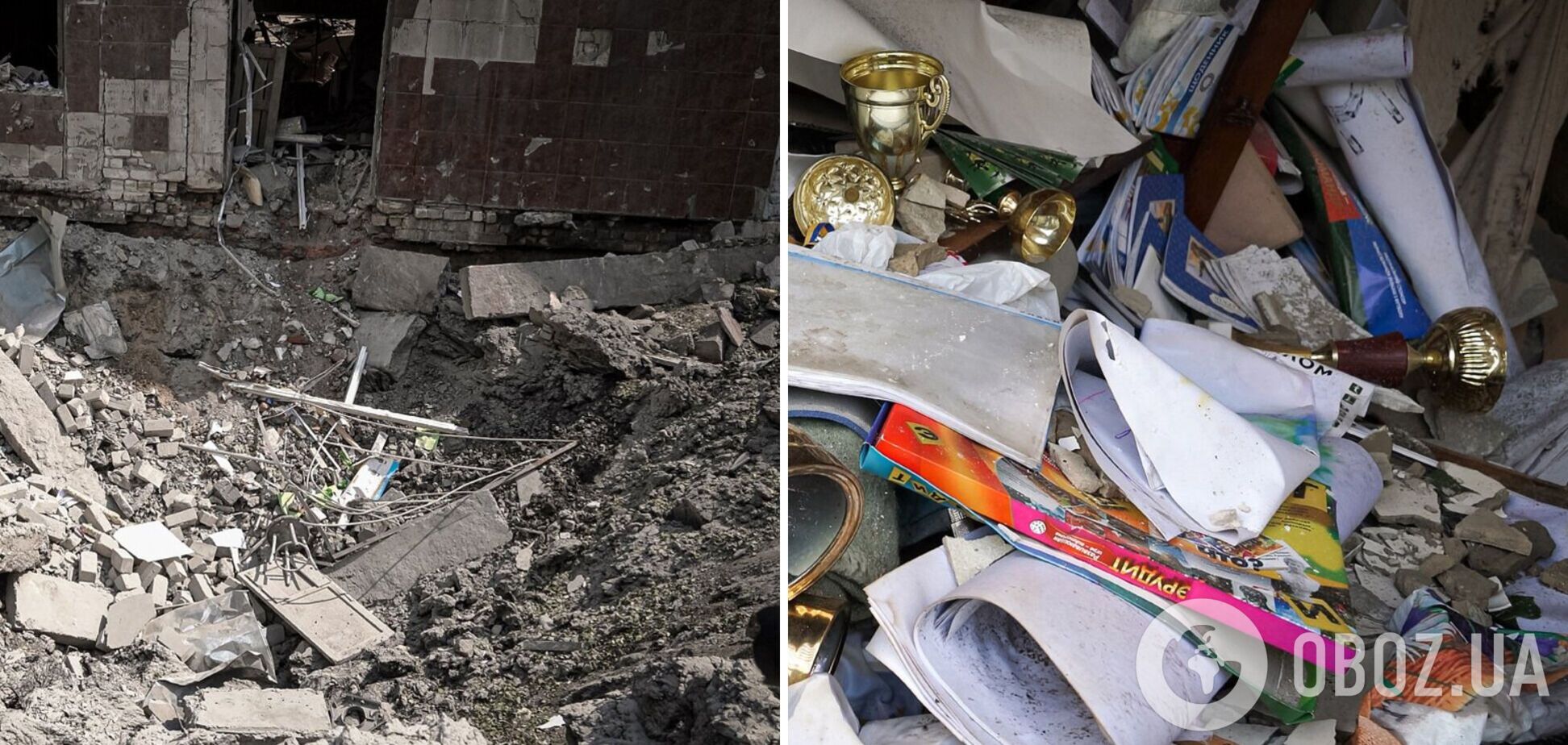 Оккупанты ударили по школе в Харькове двумя 'Искандерами': появились фото разрушений