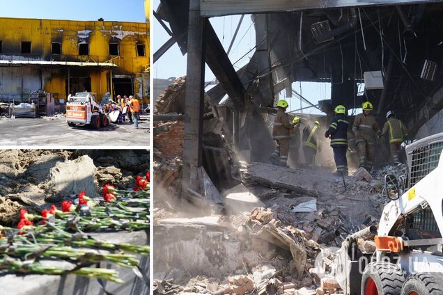 Обнаружили 8 фрагментов тел: в Кременчуге продолжили поисковые работы в ТЦ, разрушенном ударом РФ