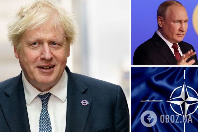 Джонсон заявив, що Путін війною наблизив членство України до НАТО