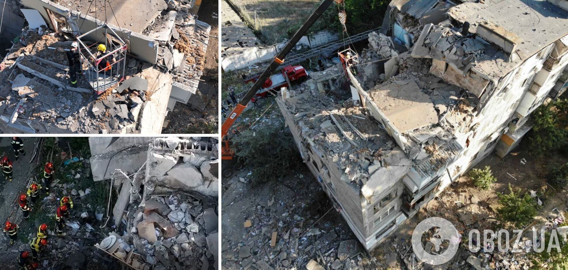 В Николаеве ракеты врага разрушили многоэтажку