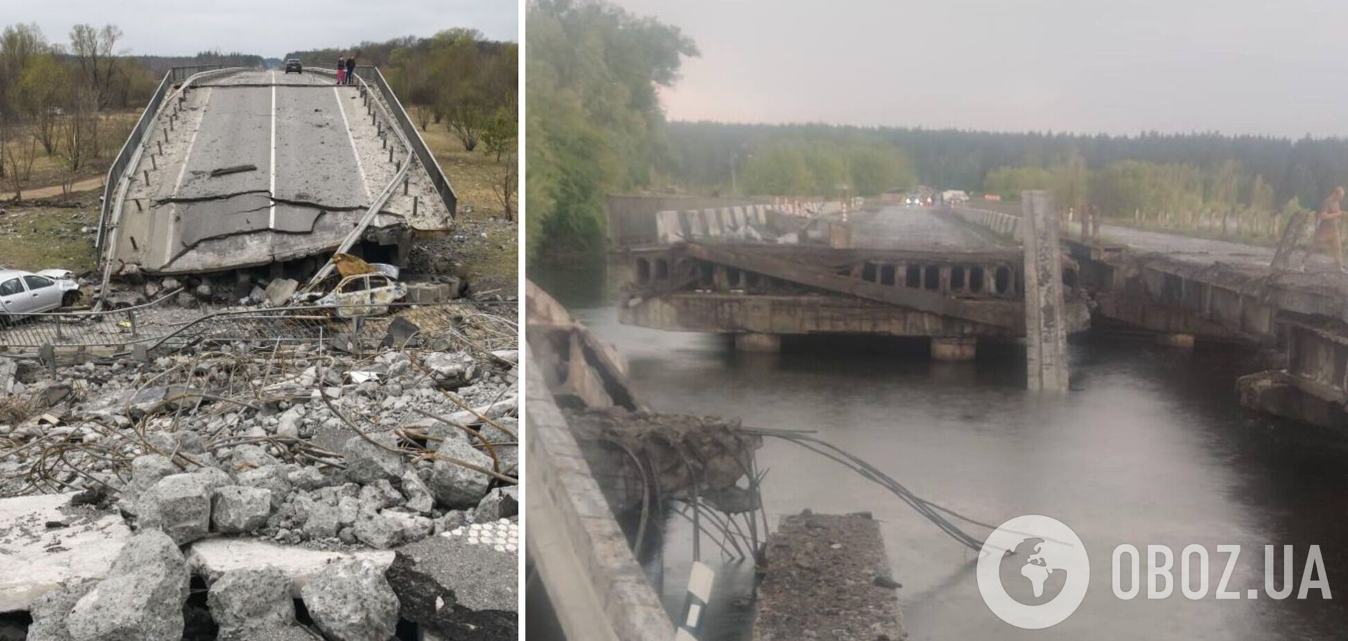 Молния ударила в мост возле села Демидов, прогремел взрыв: есть погибший и двое раненых