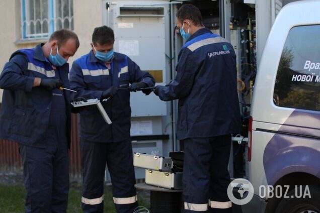 Укртелеком возобновил интернет-сети почти в 90% населенных пунктов Украины