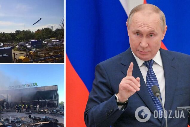 Путін: теракту у Кременчуці не було, армія РФ не б'є по цивільних об'єктах