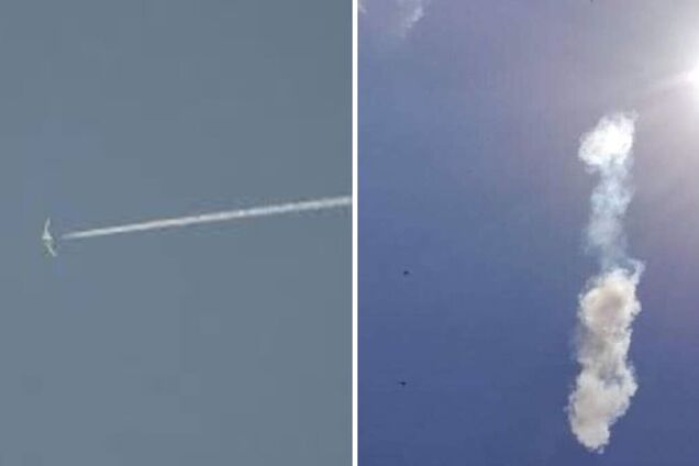 Взрывы в небе над Днепром