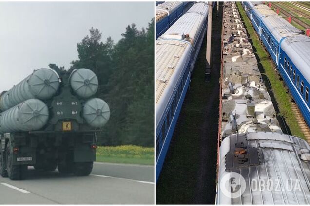 В Беларуси зафиксировали активное перемещение военной техники, в том числе ЗРК С-300. Фото