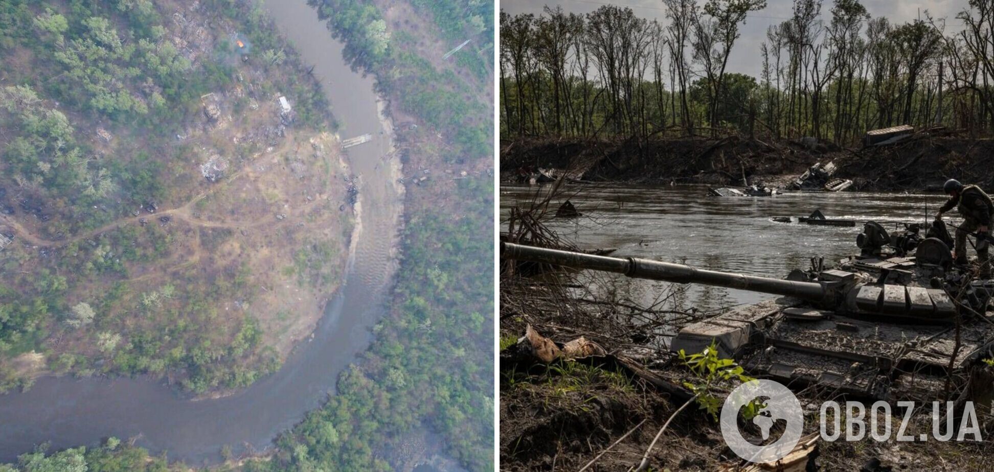 Оккупанты могут готовиться к форсированию Северского Донца: зафиксирована перевозка понтонов. Видео