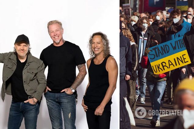Группа Metallica собрала миллион долларов для Украины
