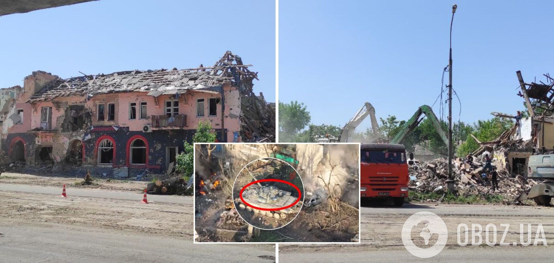 Окупанти дістали тіла загиблих у Маріуполі та вивезли до братської могили