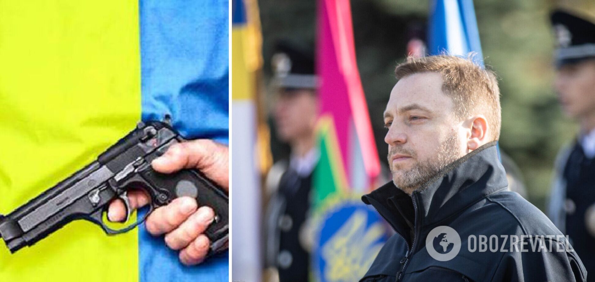 Глава МВД Монастырский поддержал легализацию владения огнестрельным оружием
