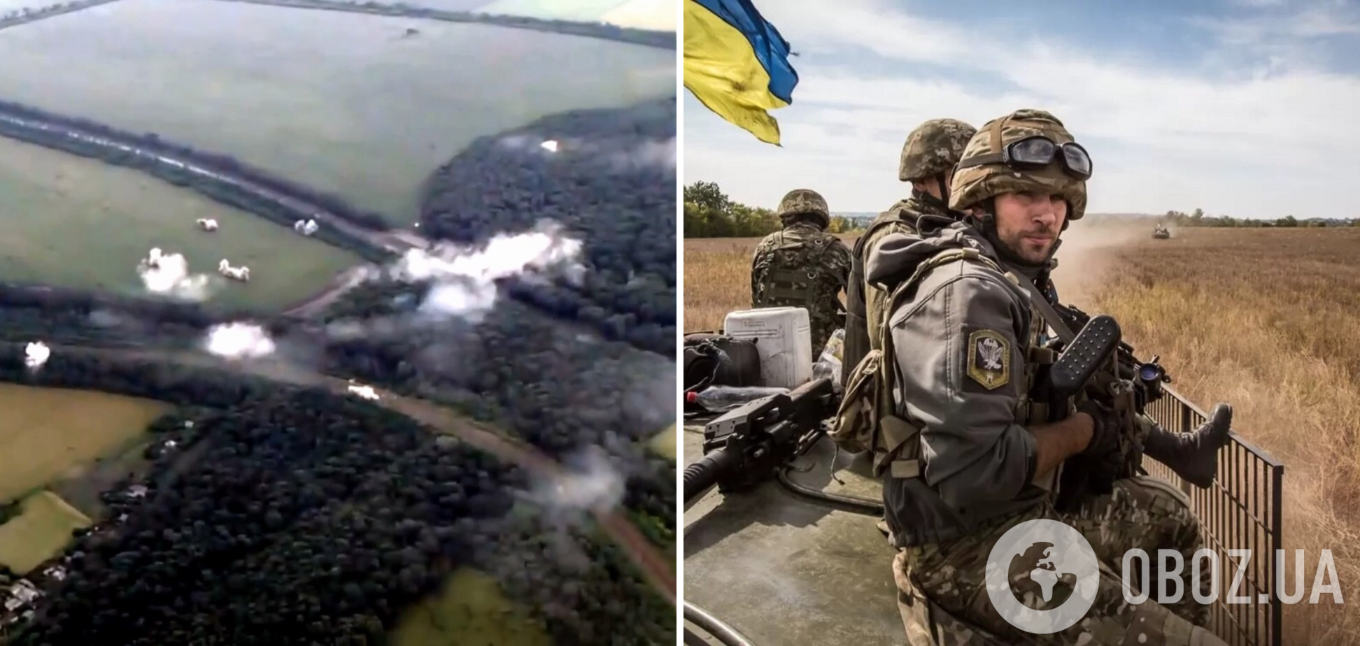 Житомирські десантники влаштували феєрверк із колони ворожої техніки: яскраве відео