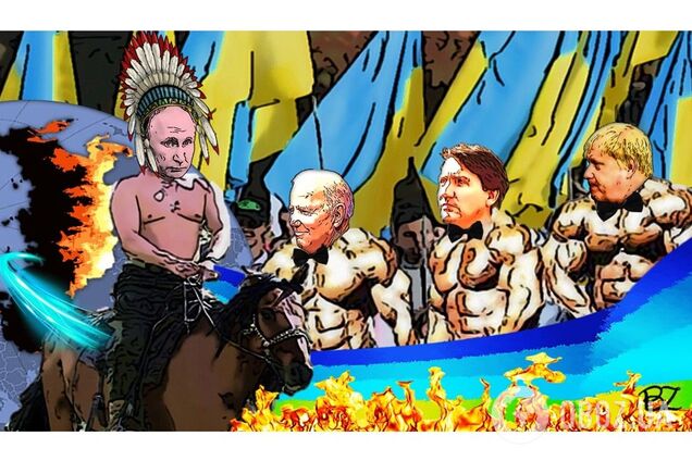 Політична атрофія 'грудних м'язів' Путіна: 'більше – не Чингачгук', вирішили у G-7