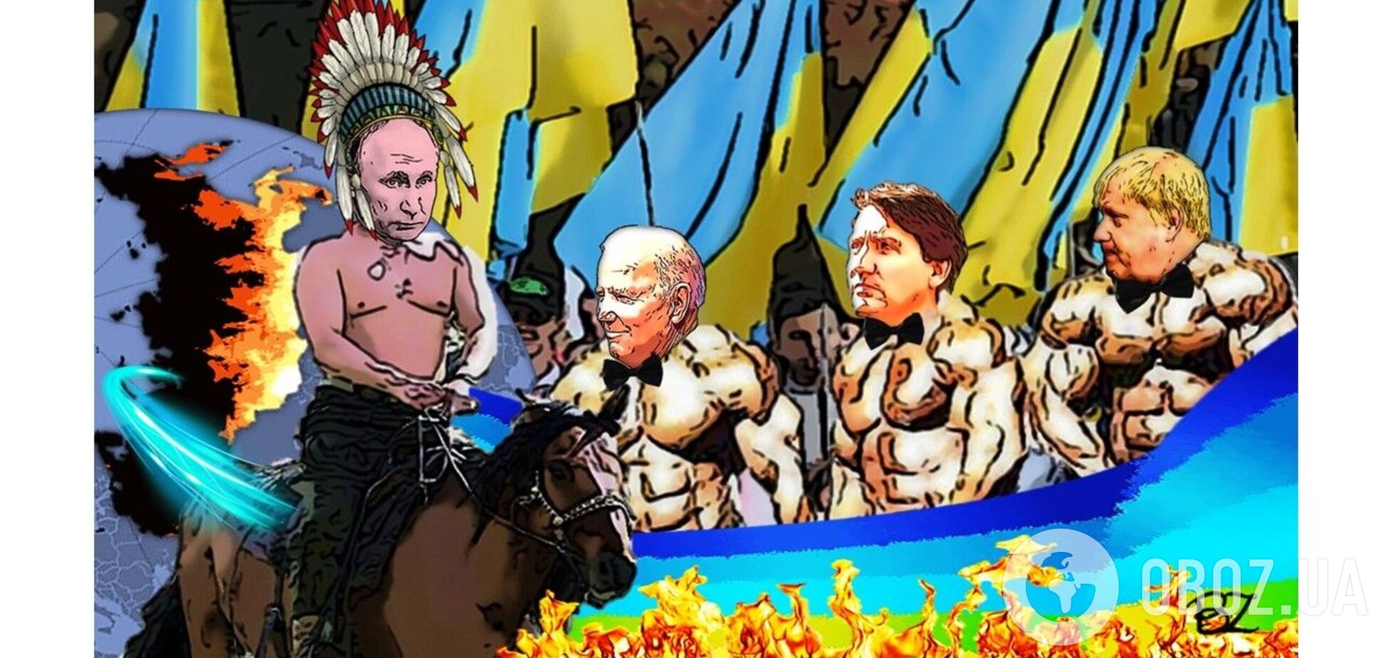 Політична атрофія 'грудних м'язів' Путіна: 'більше – не Чингачгук', вирішили у G-7