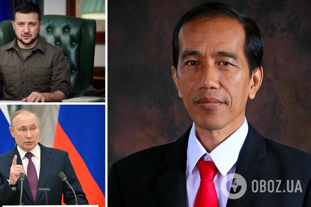 Президент Індонезії у Москві заявив, що передав Путіну послання від Зеленського