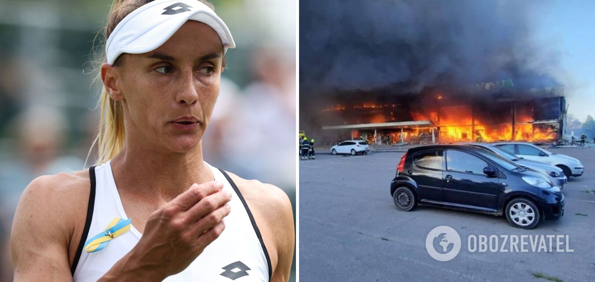 Тенісистка Цуренко розповіла, що її тренера зачепило вибухом у ТЦ у Кременчуці, звинувативши РФ у нахабній брехні
