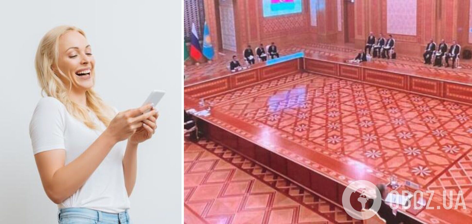 Гігантський стіл на Каспійському саміті, за яким сидів Путін, став мемом. Фото