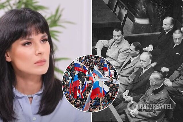 Єфросініна нагадала росіянам слова радянських прокурорів на Нюрнберзькому процесі