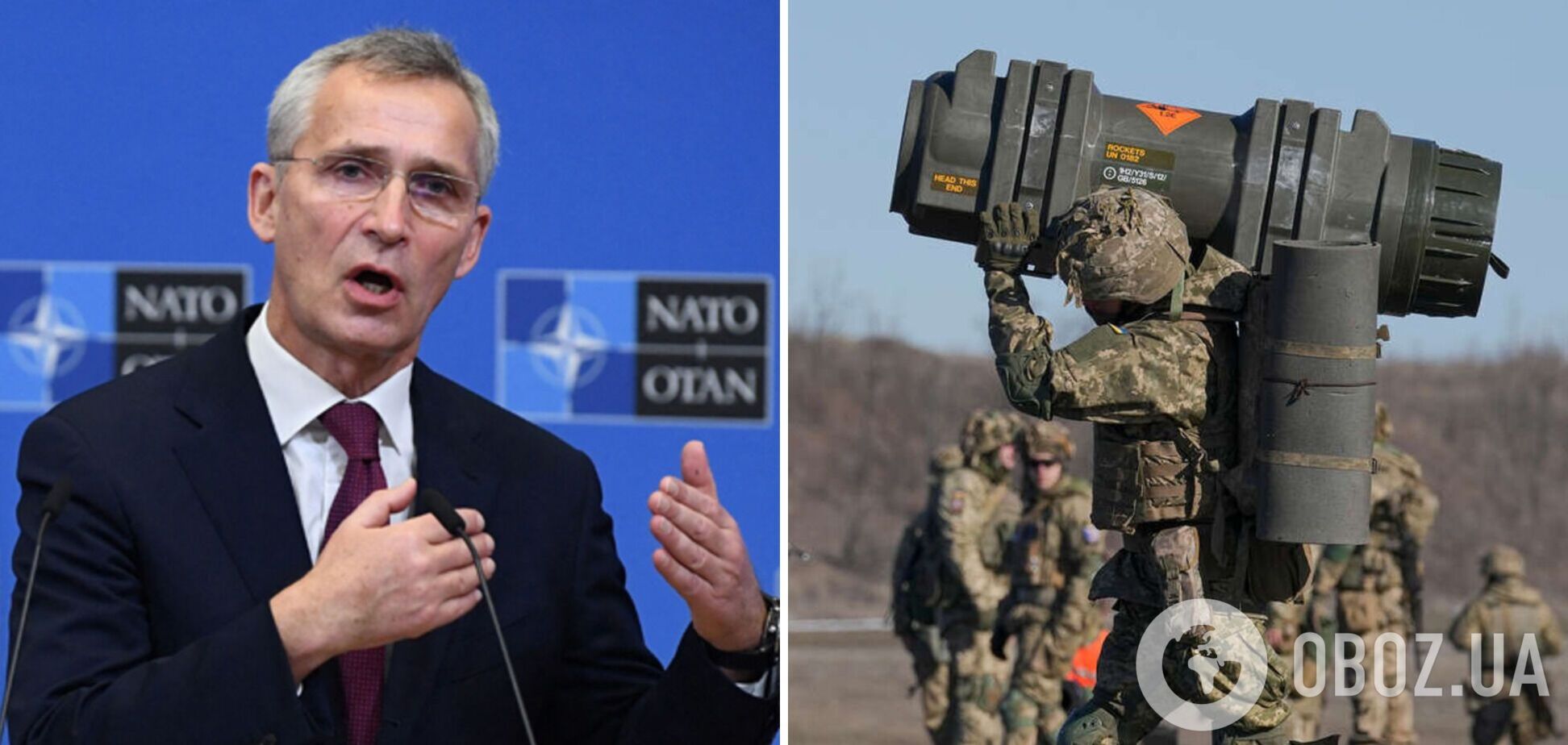 Генсек НАТО заявил, что ограничений по поставкам вооружения в Украину нет