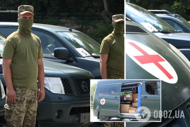 Дві швидкі та три пікапи: влада Дніпра передала чергову партію автомобілів на фронт. Фото