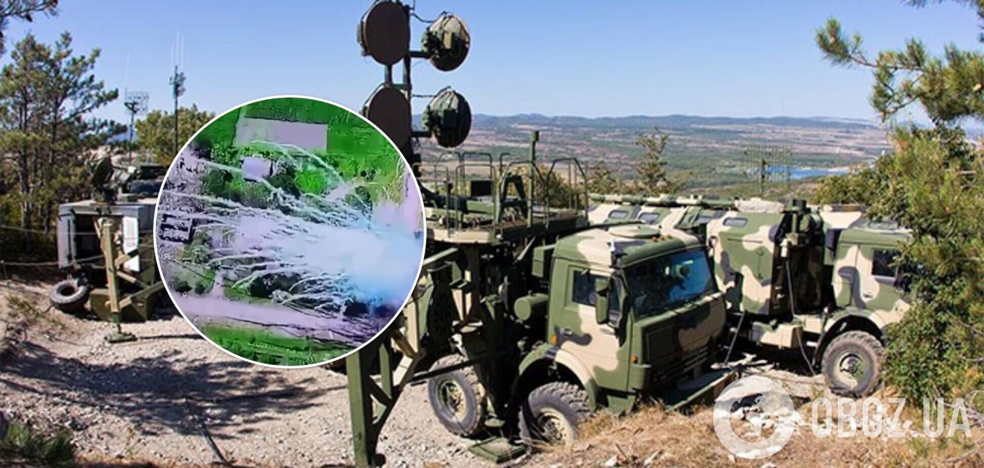 ВСУ уничтожили станцию спутниковой связи 'Андромеда-Д' российских оккупантов. Видео