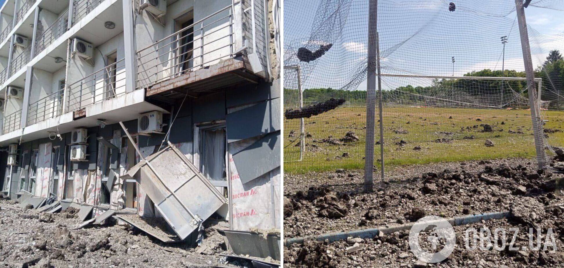 Оккупанты обстреляли базу ФК 'Металлист' на Харьковщине: последствия атаки показали на фото