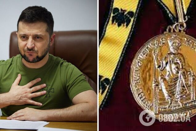 Зеленського удостоїли європейської премії Карла Великого