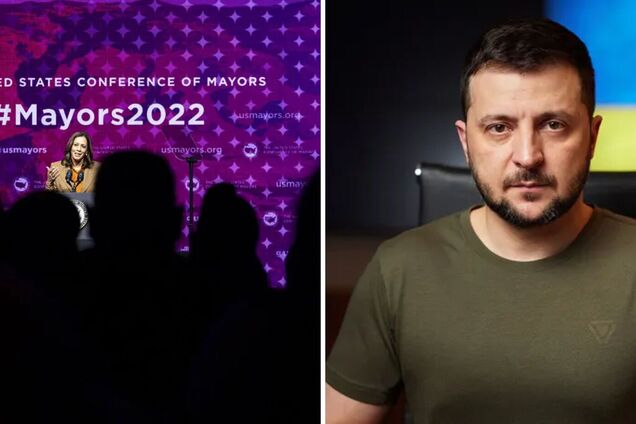 Владимир Зеленский выступил на Конференции мэров городов США