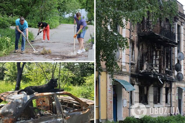 ''Держали тушу свиньи на балконе'': как выглядит район Гостомеля, где ''гостили'' кадыровцы