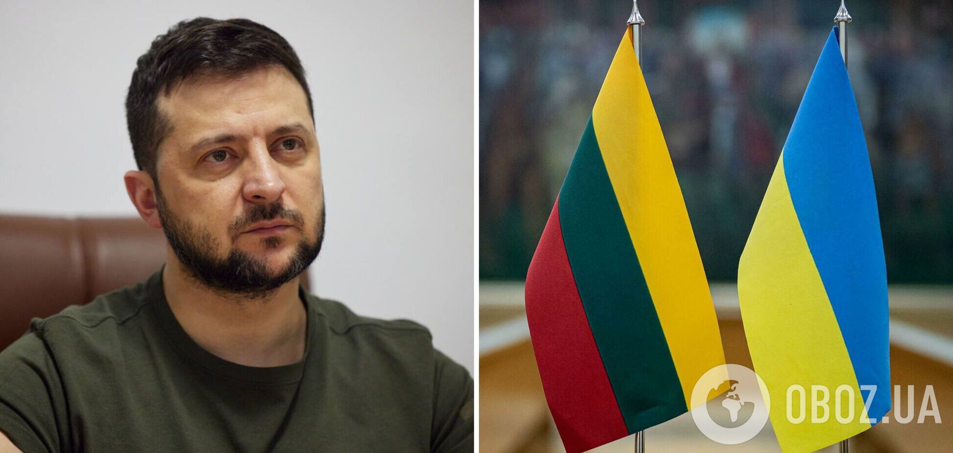 'Война должна закончиться!' Зеленский мощно обратился к литовцам. Видео