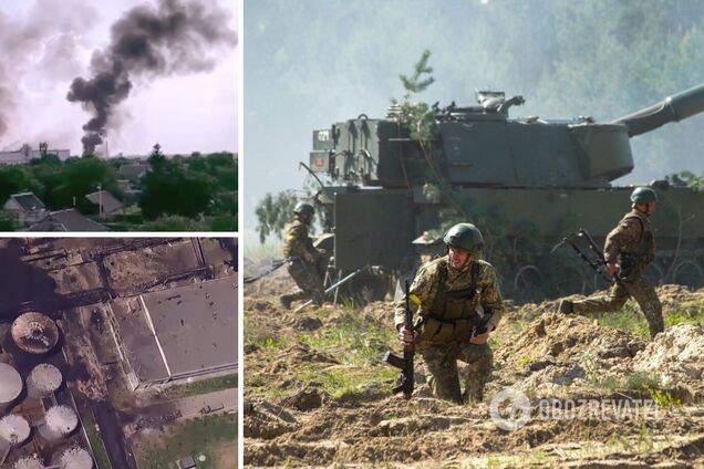 Українські артилеристи показали, як горить техніка ворога. Відео