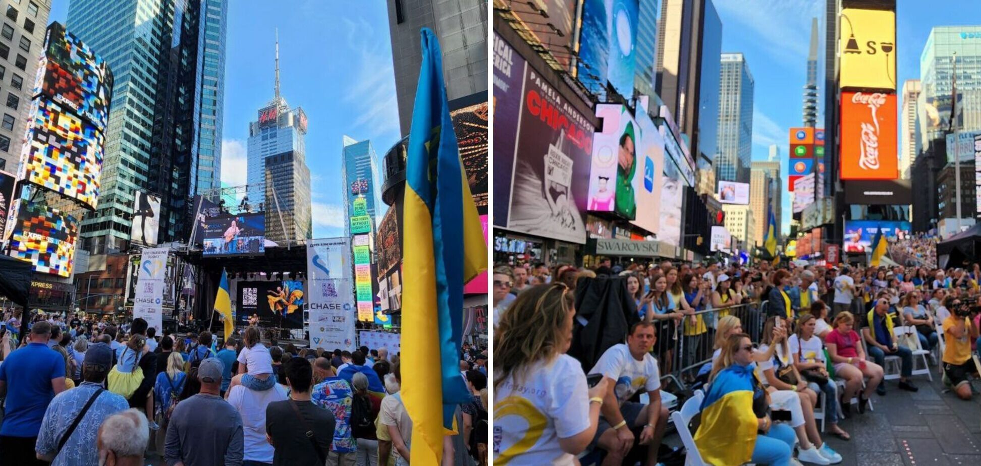 З Мілою Куніс та Ештоном Катчером: в Нью-Йорку пройшов маштабний концерт на підтримку України
