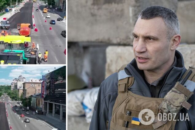 Несмотря на войну, в Киеве продолжается ремонт дорог – Кличко рассказал, где работают дорожники