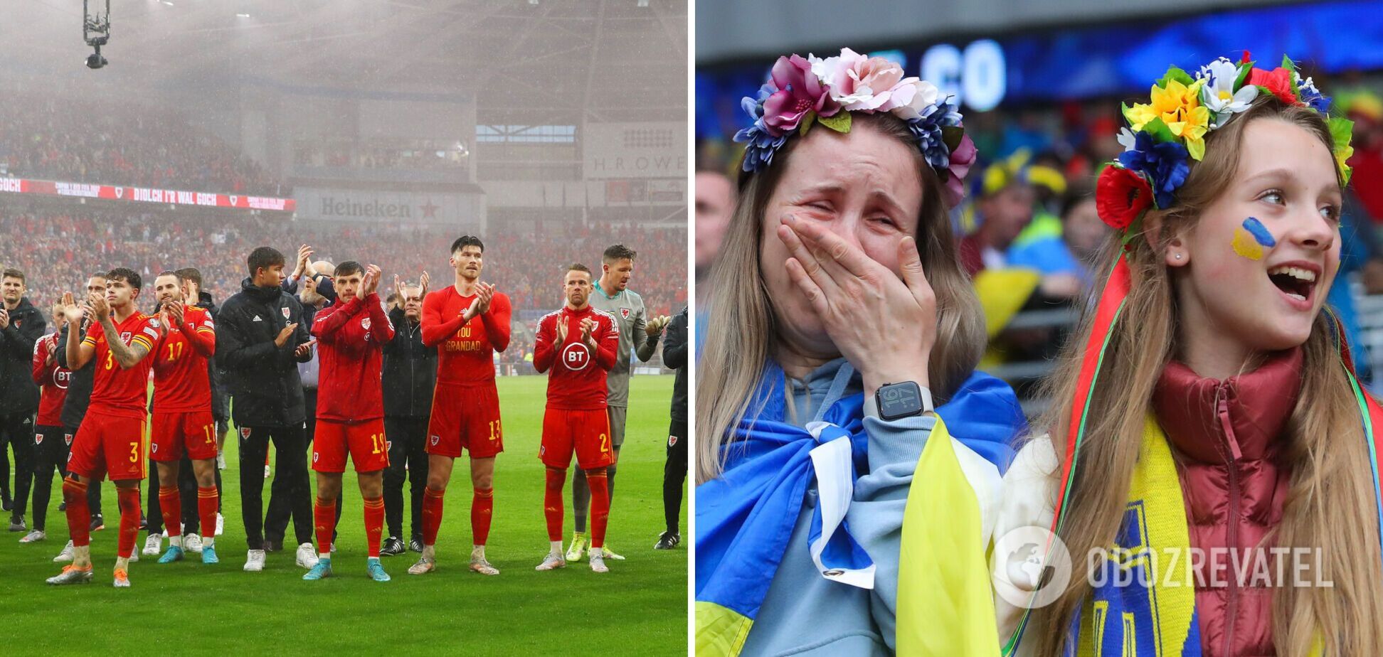 Футболісти збірної Уельсу влаштували овації українським фанатам. Опубліковано відео