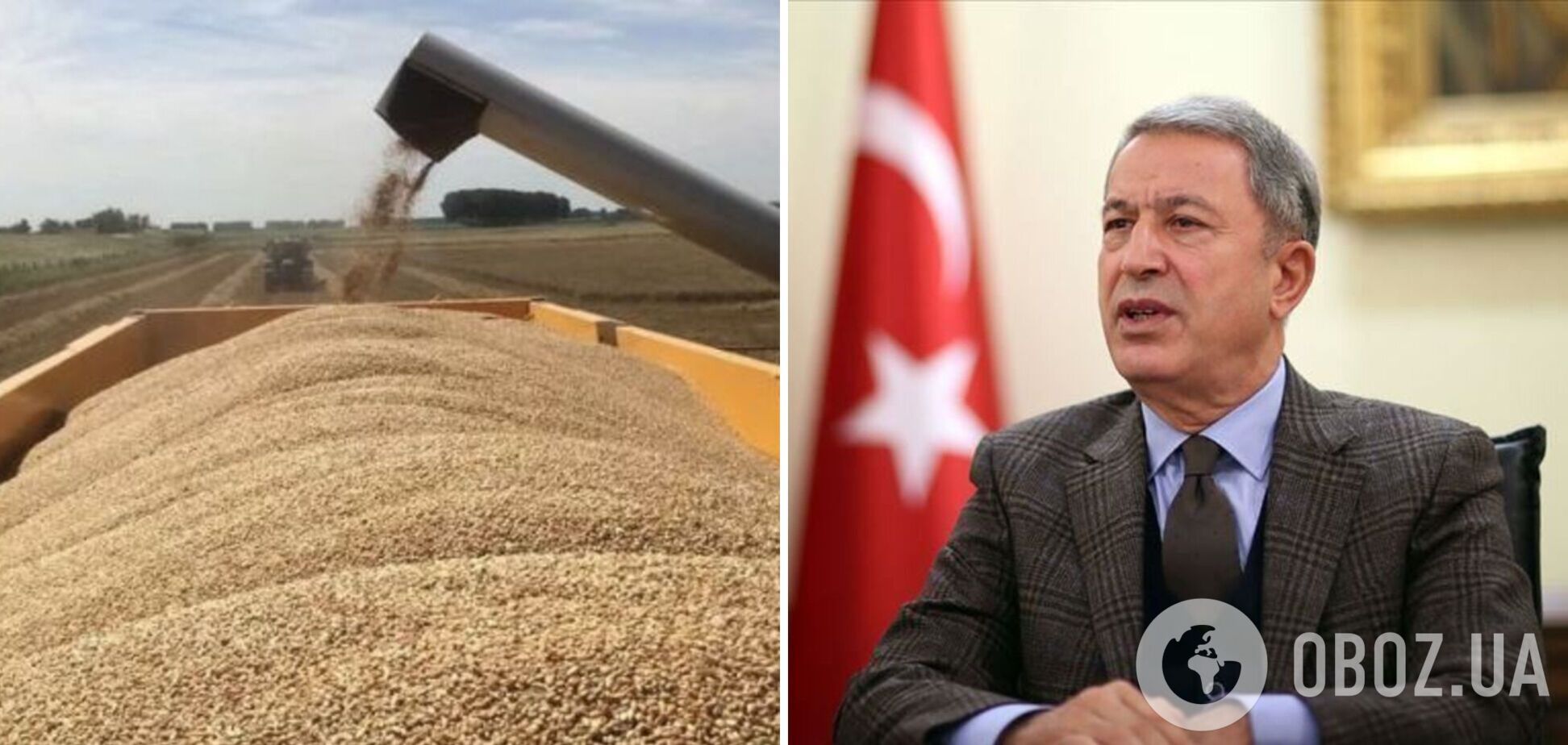 Акар заявив, що є певні поступи щодо експорту українського зерна