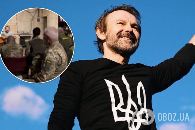 Вакарчук заспівав українським воїнам найстарішу пісню в своєму репертуарі: виконую її вже 45 років
