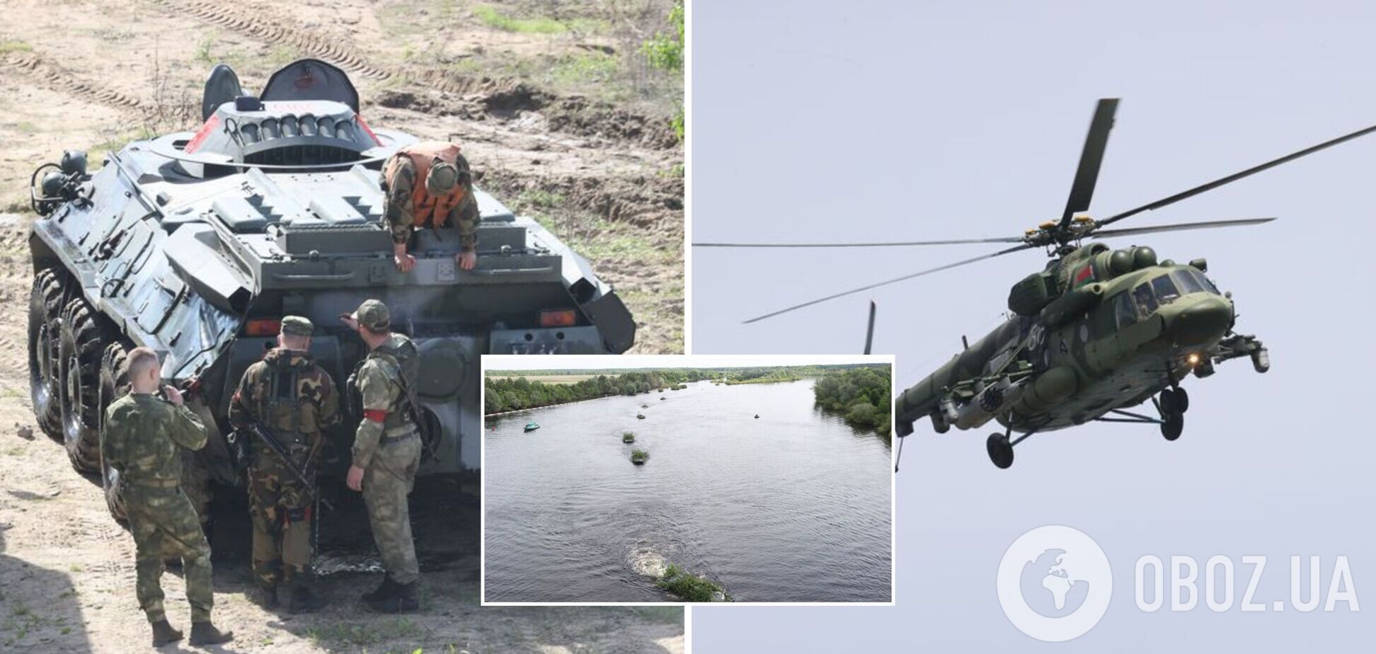 Беларуские войска отработали форсирование реки Сож