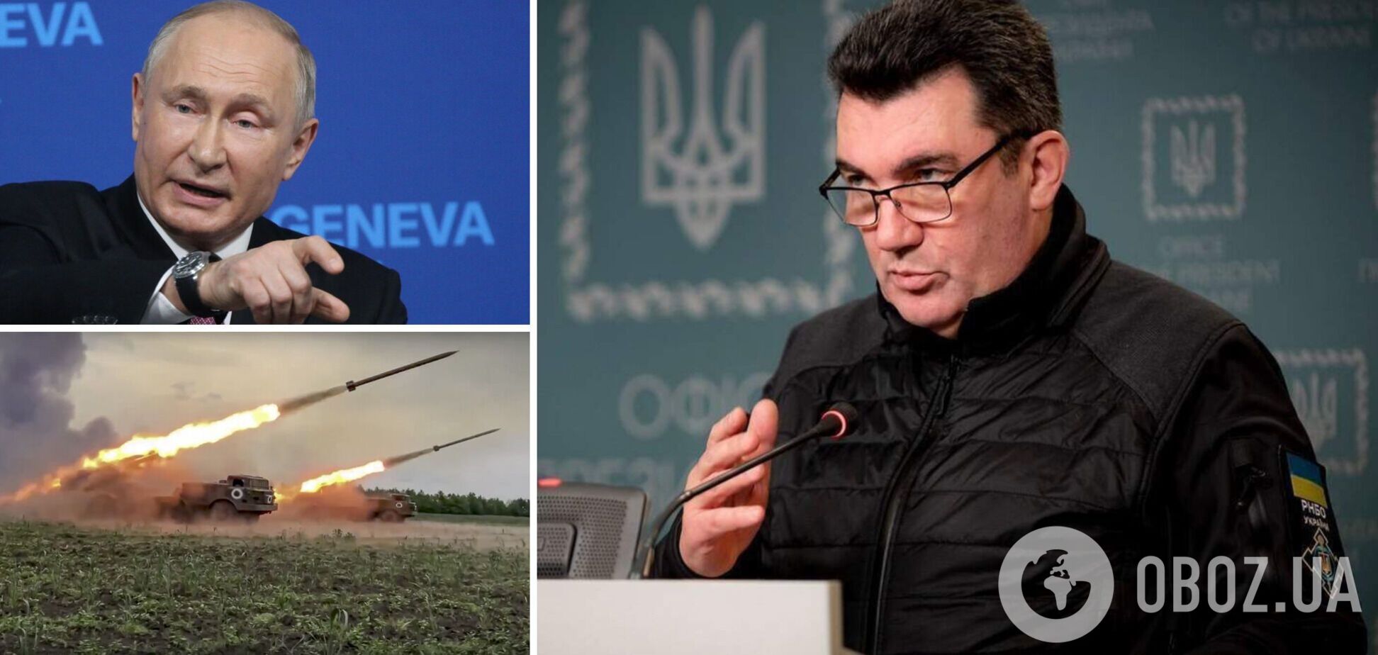 Данилов ответил на угрозы Путина об ударах 'туда, куда еще не бил'