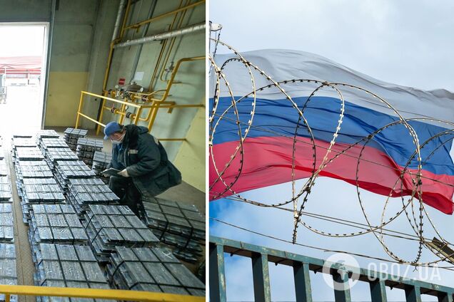 Росія не може продати свинець, він накопичується на заводах