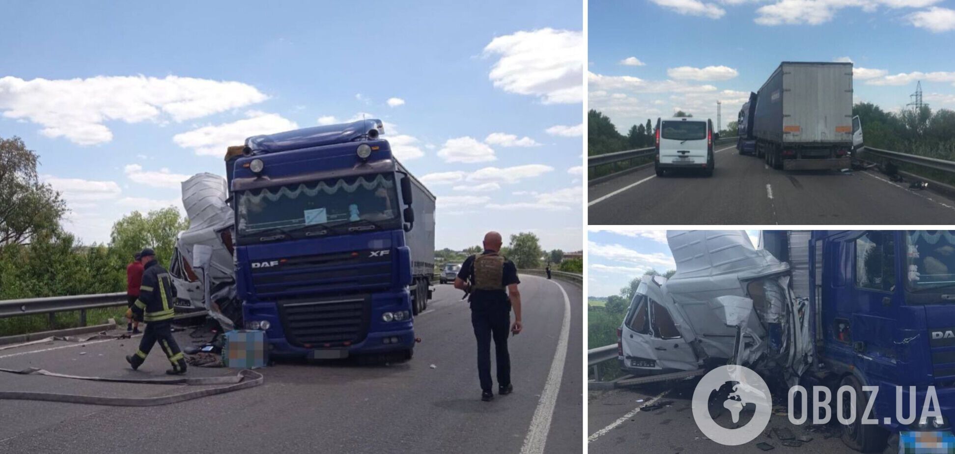 Авария произошла вблизи Киева