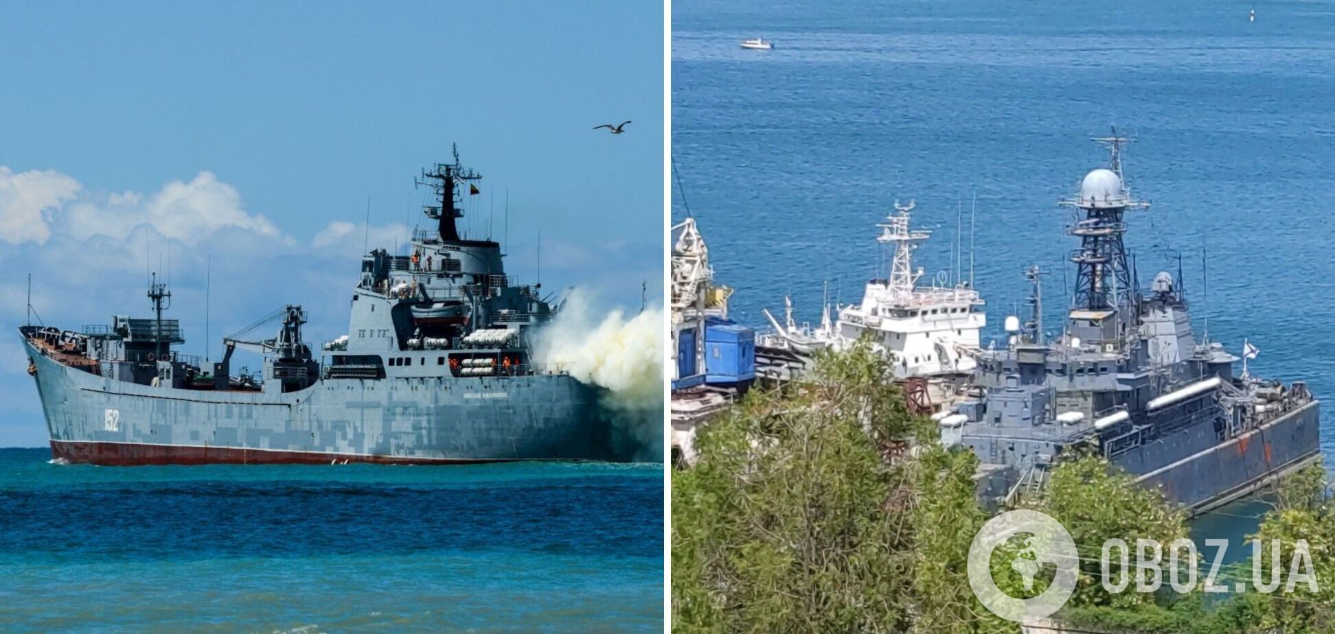 Пять больших десантных кораблей ВМФ РФ находятся на ремонте