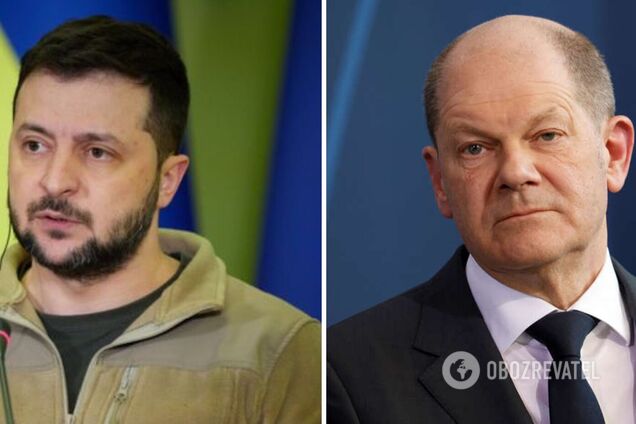 Зеленский провел переговоры с Шольцем