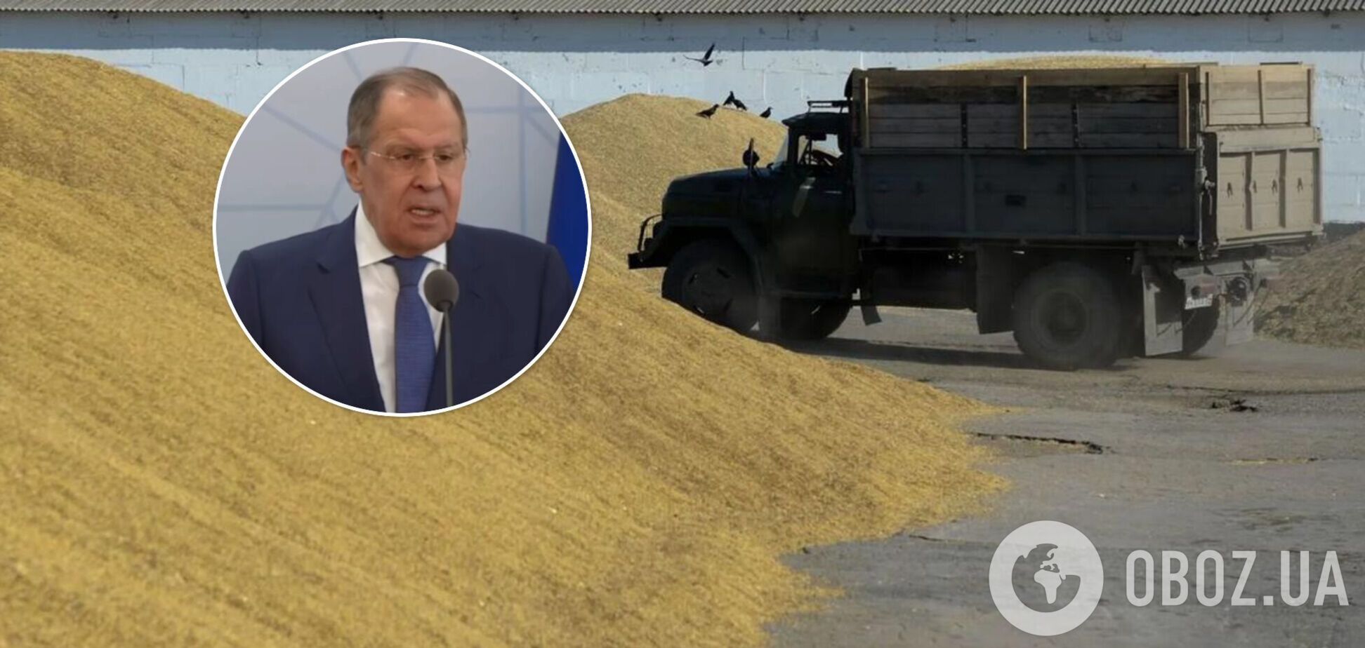 Лавров не стал отвечать на вопрос о краже зерна на оккупированных территориях