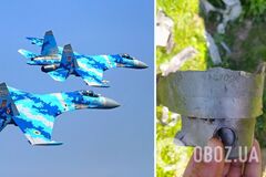 Самолет Воздушных сил сбил вражескую ракету над Сумщиной. Фото