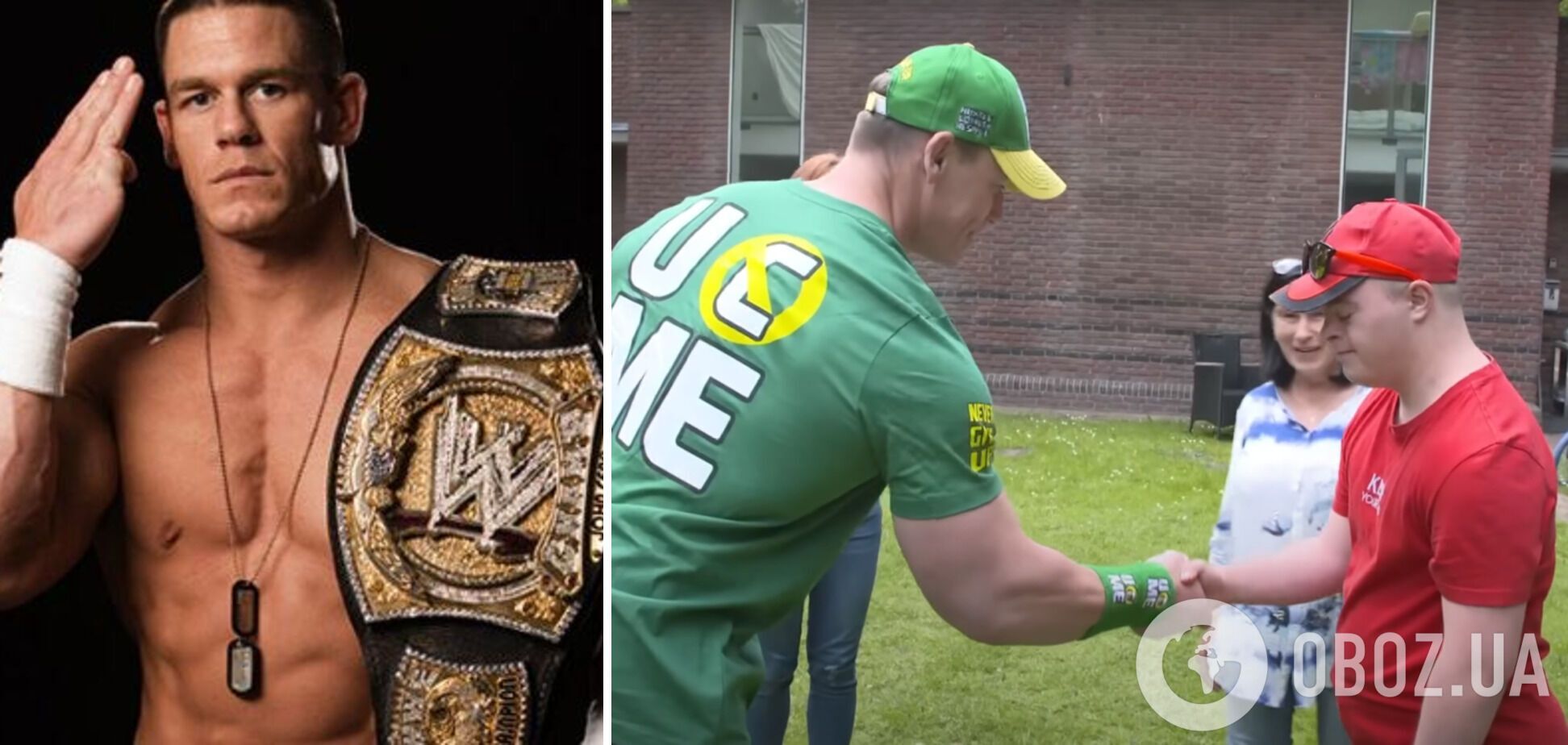 Джон Сина приехал в Амстердам, чтобы встретиться с украинским парнем