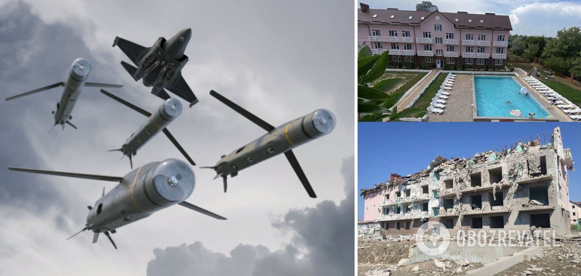 Как выглядела база отдыха на Одесчине до и после ракетного удара РФ: в сети показали фото