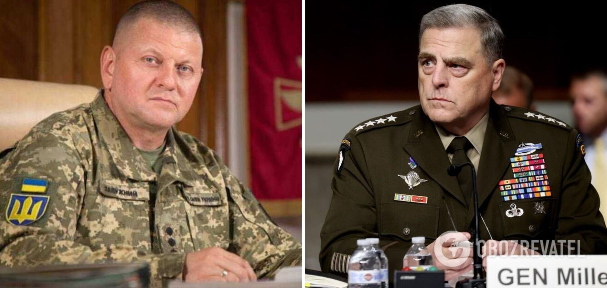 Залужний із генералом Міллі обговорили забезпечення потреб Сил оборони України у відсічі агресії РФ