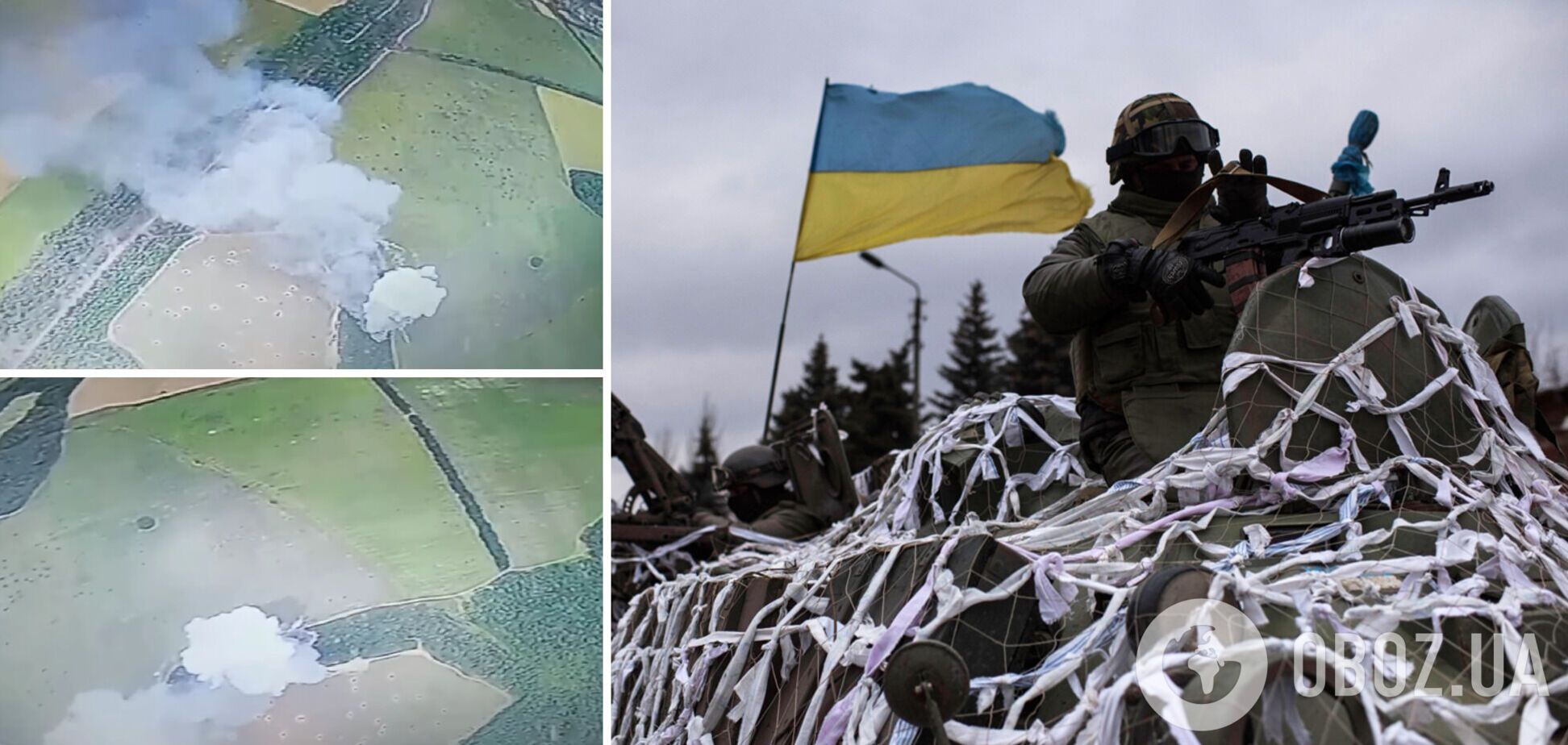 Українська 'Валькірія' в роботі: ЗСУ за допомогою дрону підірвали ворожий склад боєприпасів. Відео