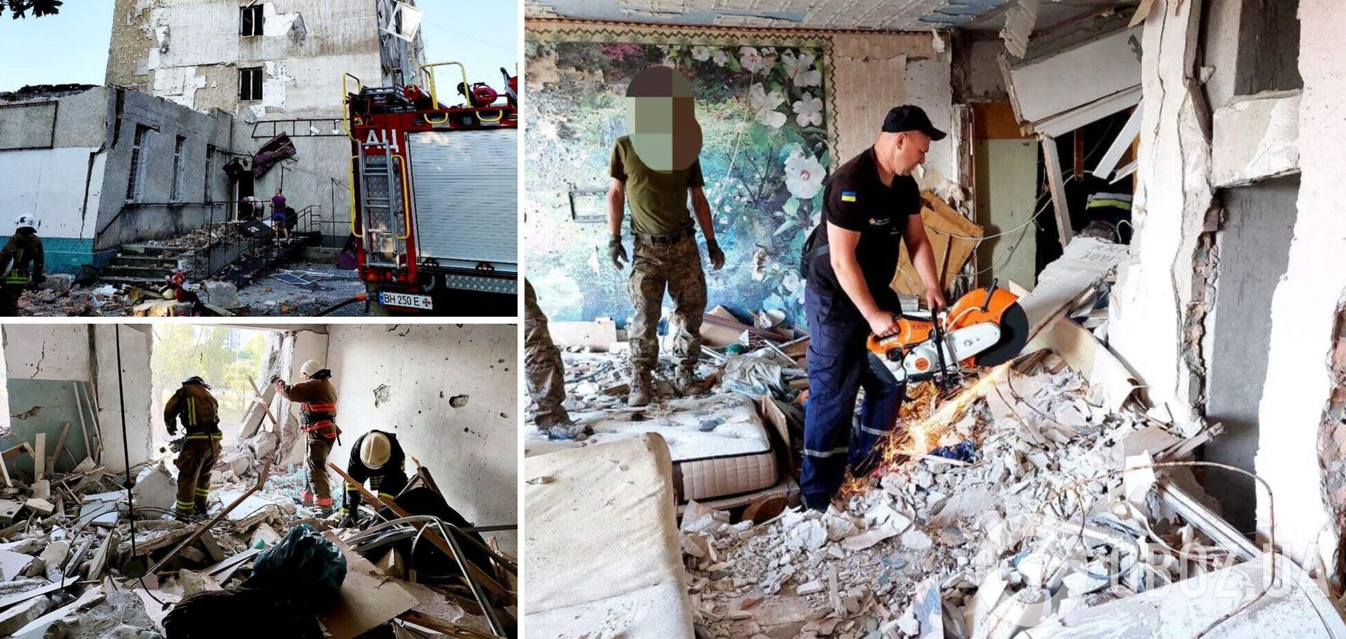 Рятувальники розбирають завали будинку на Одещині