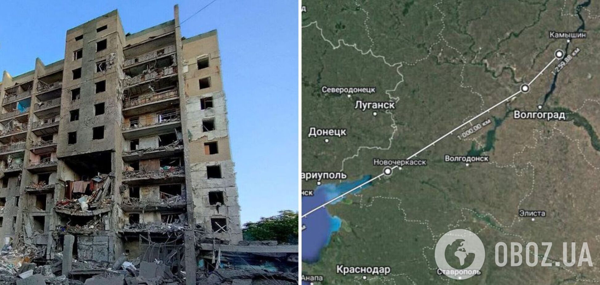 Ракетный удар по Одесчине: в сети показали карту